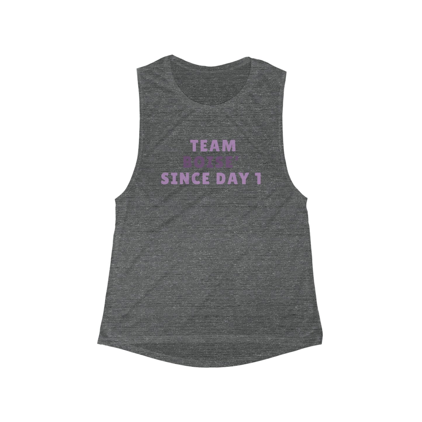 Team Boise Since Day 1 Women's Muscle Tank — Local Pride Sleeveless Top