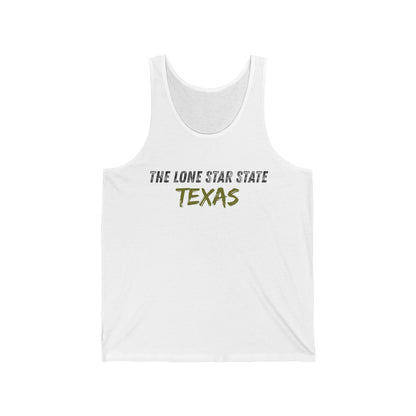 Texas ‘The Lone Star State’ Men/Unisex Tank Top | Vintage Pride Style | True North