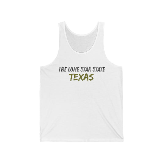 Texas ‘The Lone Star State’ Men/Unisex Tank Top | Vintage Pride Style | True North