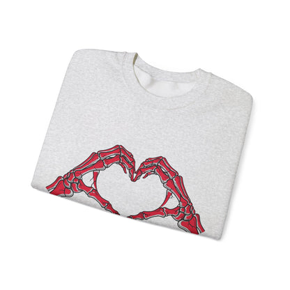 Heart Hands Crewneck Sweatshirt | Spooky Pullover | True North