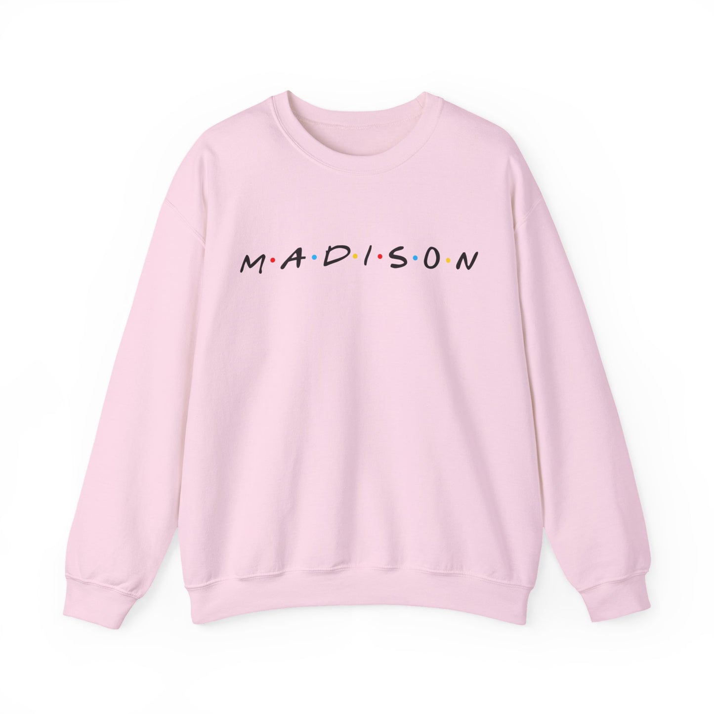 Madison Script Unisex Crewneck Sweatshirt | Soft Cotton Premium Fit | True North