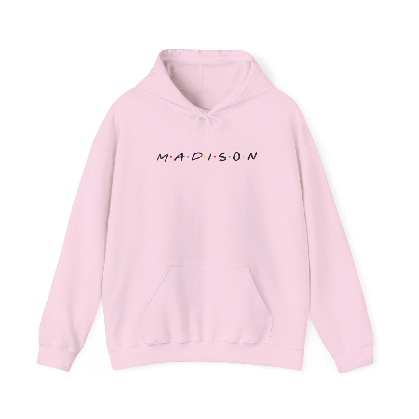Madison Script Hoodie Unisex Personalized Name Minimalist Pullover | Soft Fleece | True North