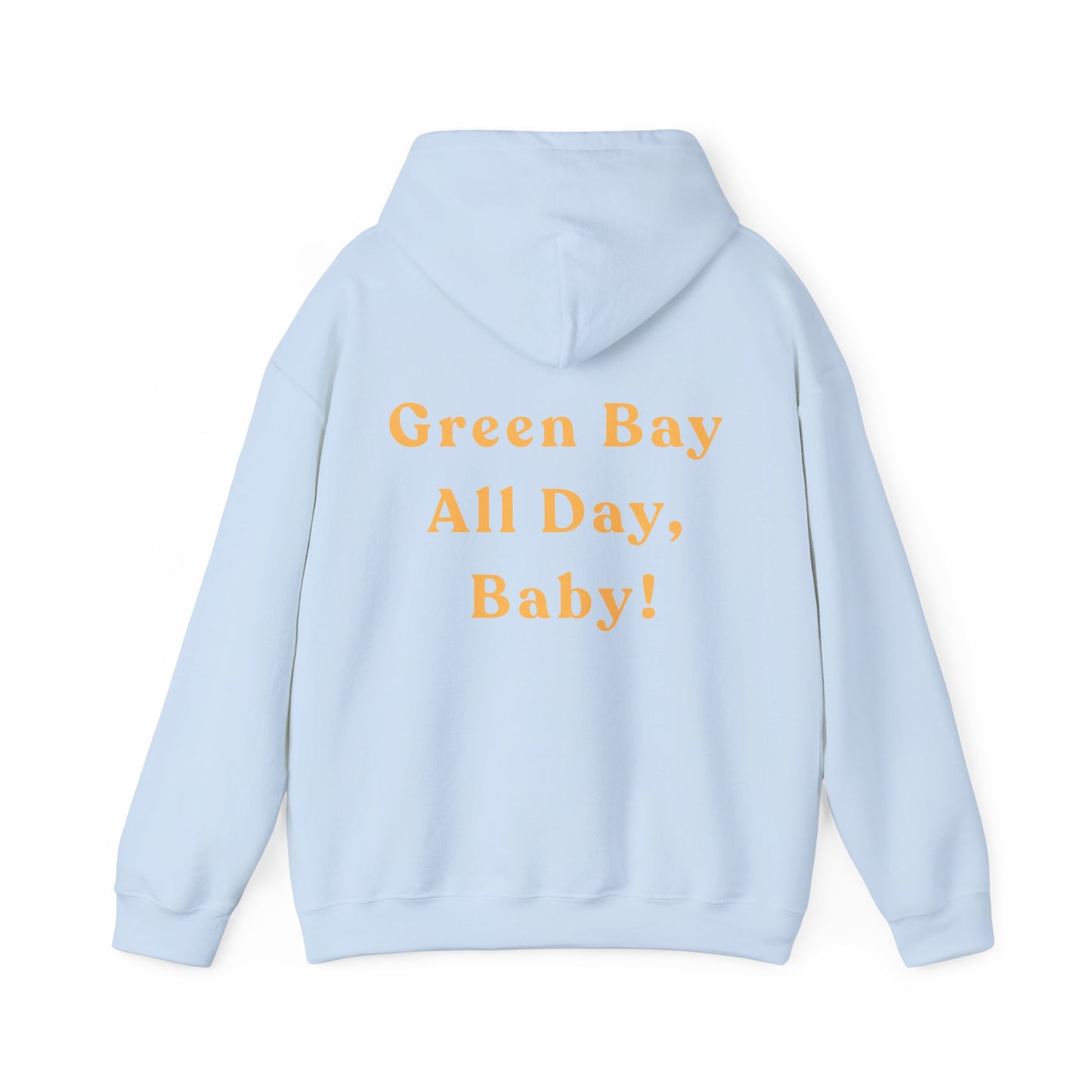 Green Bay Fan Gear Heavy Blend Hooded Sweatshirt | Cozy Sundays | True North