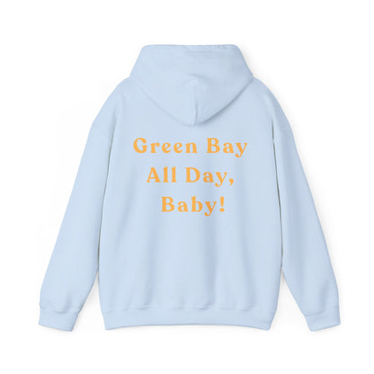 Green Bay Fan Gear Heavy Blend Hooded Sweatshirt | Cozy Sundays | True North
