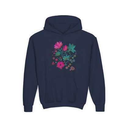 Floral Youth Hoodie | Stylish Layering | True North