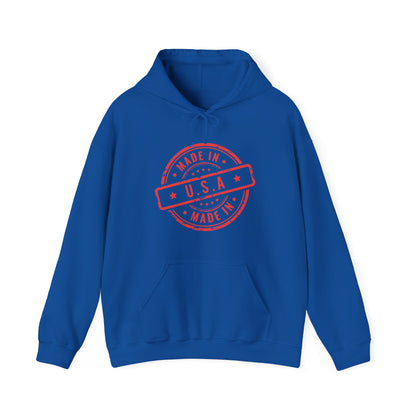 American Pride Apparel, Made in USA Hooded Sweatshirt | Heavy Blend Hoodie  | True North