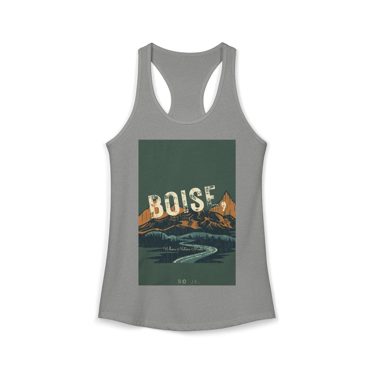 Women's Ideal Racerback Tank BOISE
