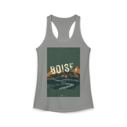 Women's Ideal Racerback Tank BOISE