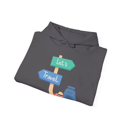 Travel-Inspired Hoodie | Adventure Sweatshirt | True North