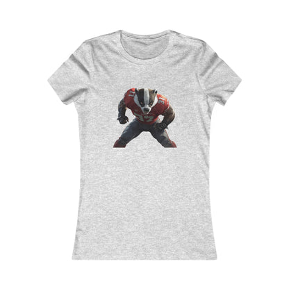 Badger Football Graphic Tee — Women's Sports Fan T-Shirt MADISON