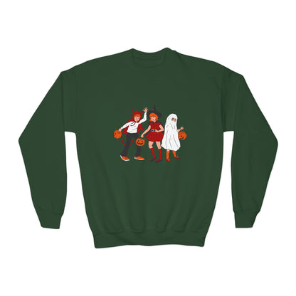 Halloween Kids Crewneck Sweatshirt | Spooky Season Gift | True North