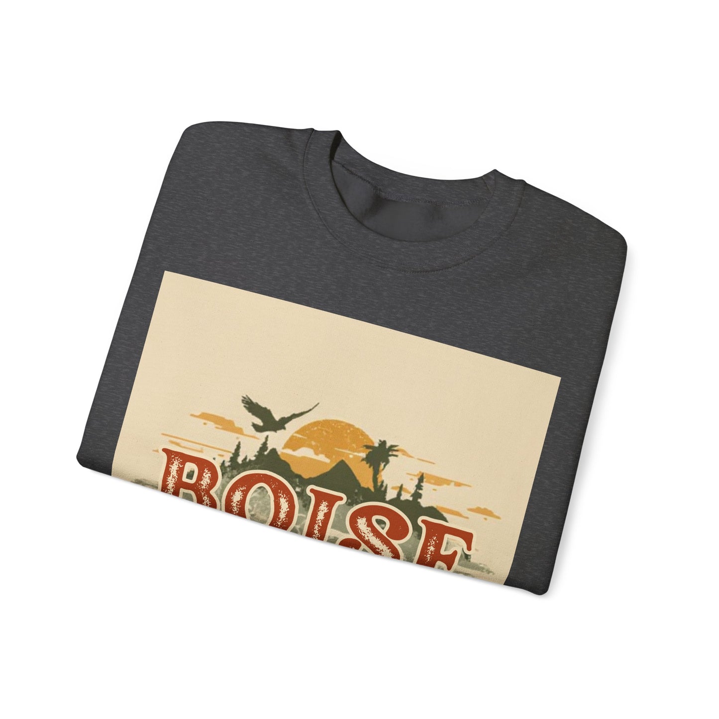 Crewneck Sweatshirt — Classic Cozy Heavy-Blend Pullover boise