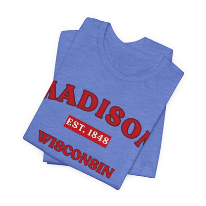 Madison Wisconsin Established 1848 JERSEY Tee