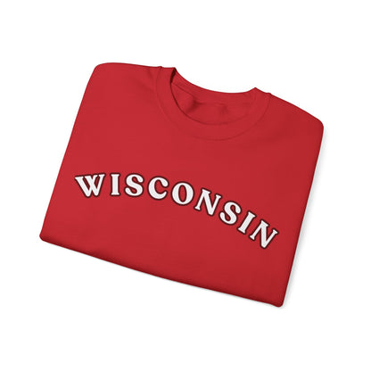 Wisconsin Arch Unisex  Sweatshirt | Soft Cotton Fit | True North