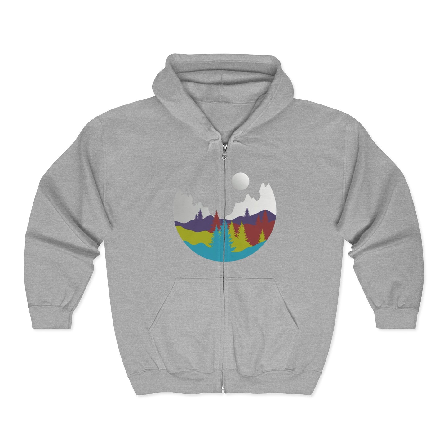 Nature-Inspired Zip Hoodie | Cozy Outdoor | True North