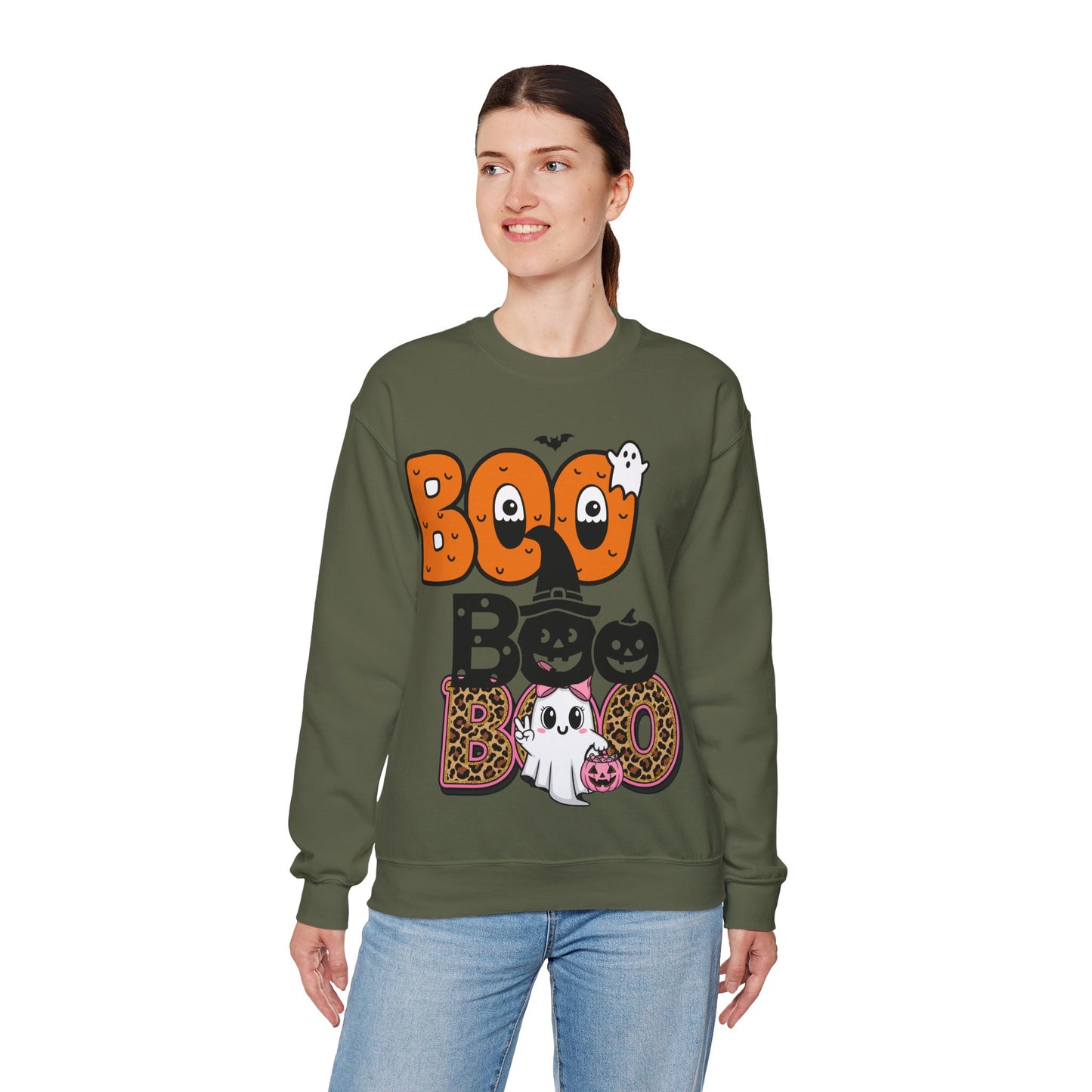 Halloween Boo Crewneck Sweatshirt  | True North