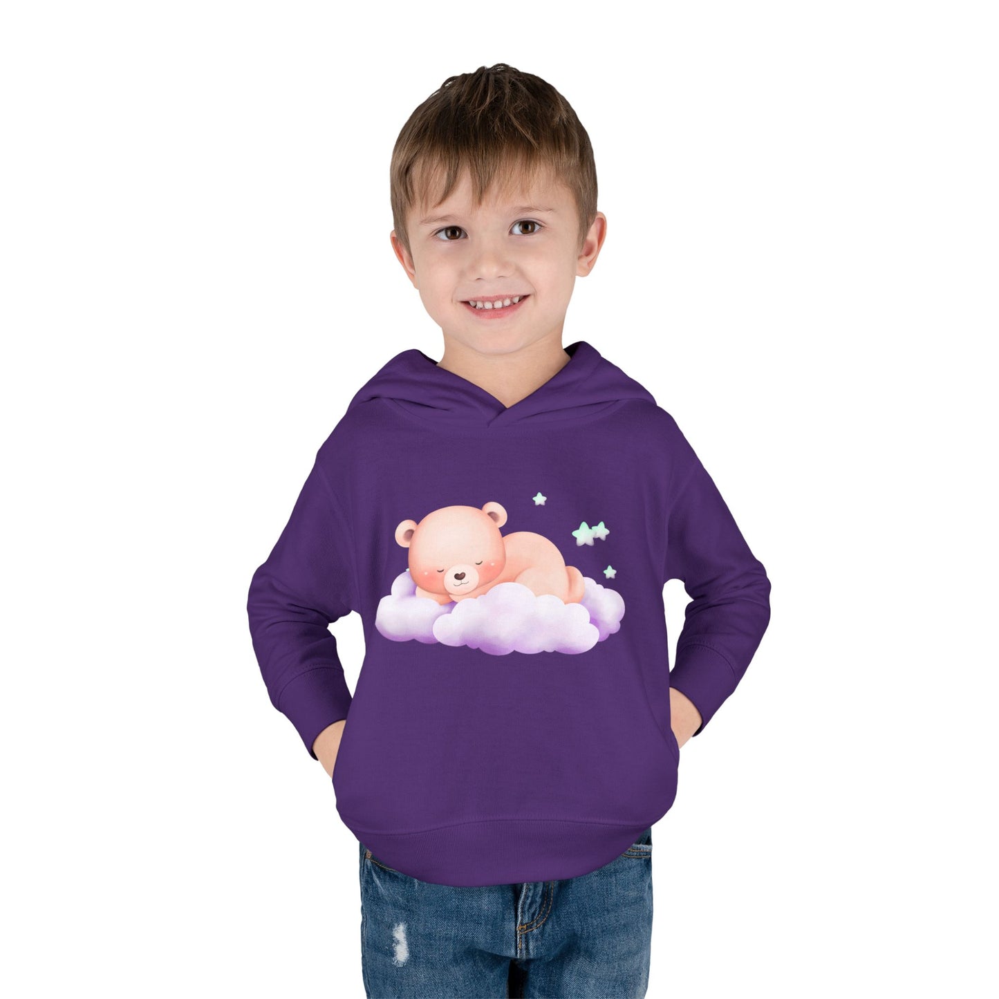 Adorable Bear Design Fleece Hoodie | Nursery Outfit | True North