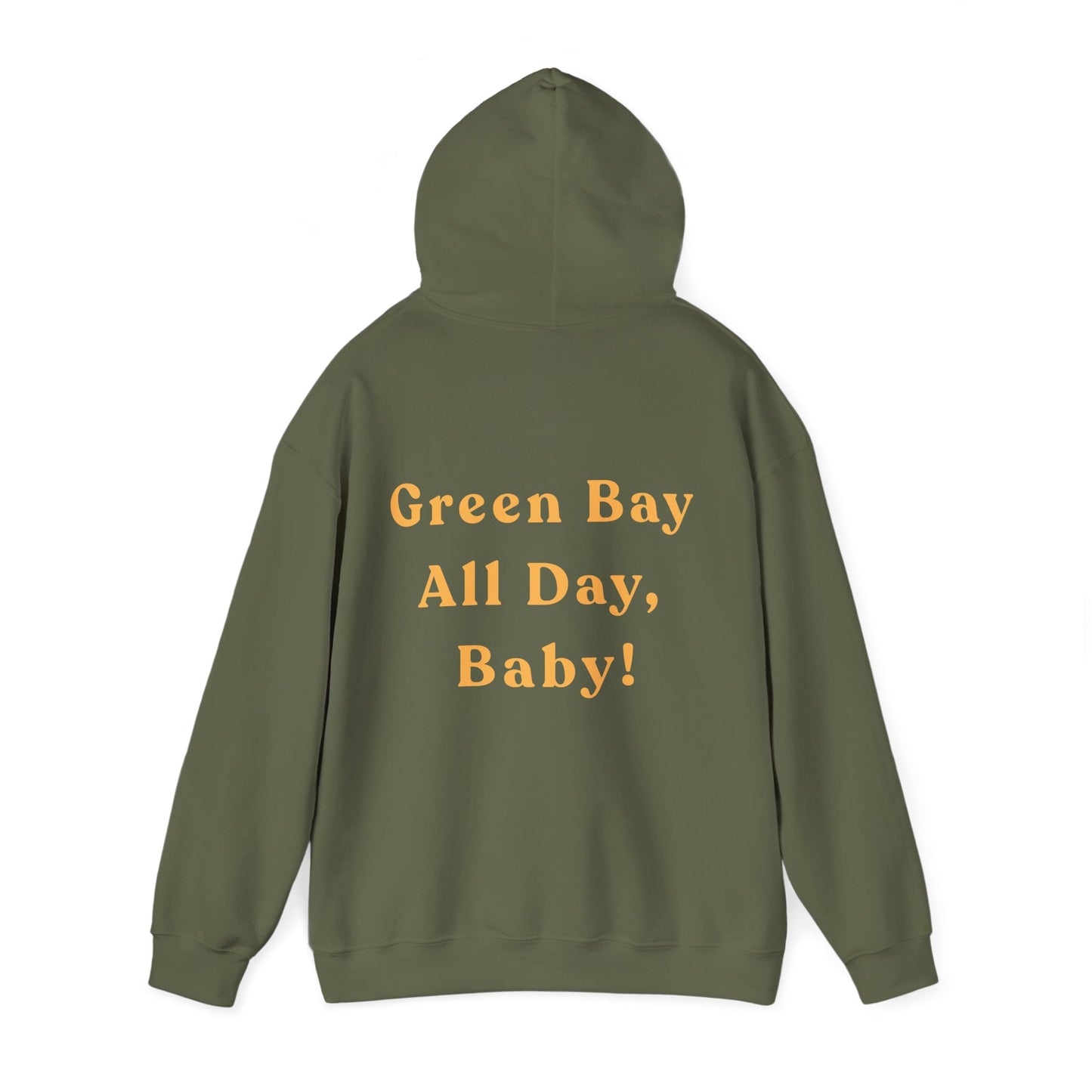 Green Bay Fan Gear Heavy Blend Hooded Sweatshirt | Cozy Sundays | True North