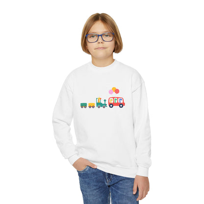 Colorful Vehicles Sweatshirt | Dino & Train | True North