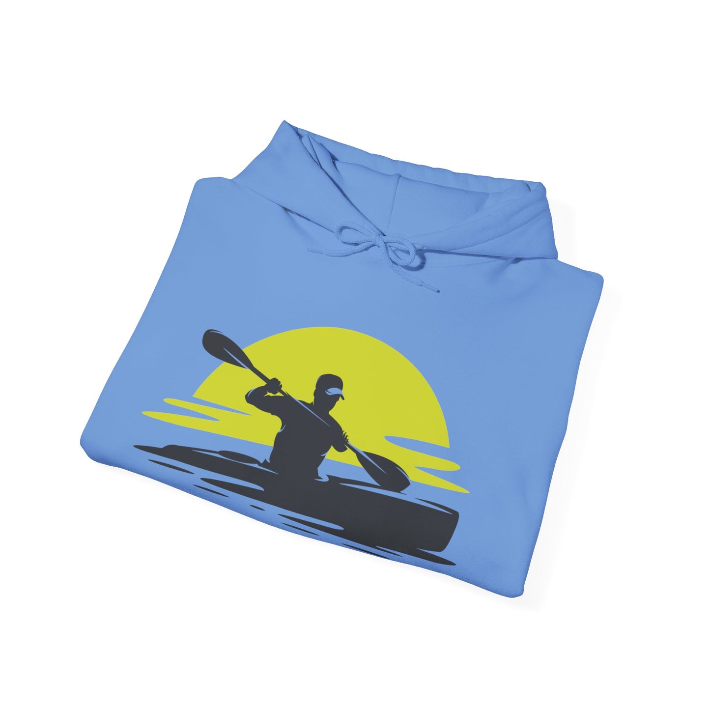 Sunset Kayaker Hooded Sweatshirt | Kayaking Lovers | True North