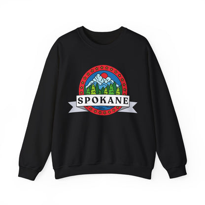 Spokane Mountain Badge Crewneck Sweatshirt