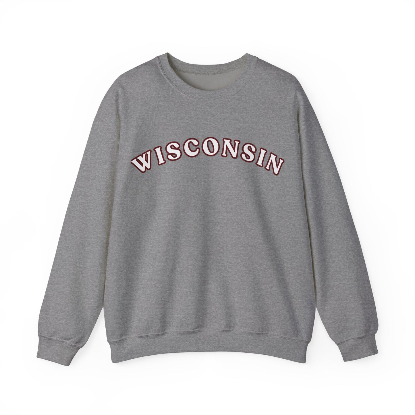 Wisconsin Arch Unisex  Sweatshirt | Soft Cotton Fit | True North