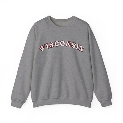 Wisconsin Arch Unisex  Sweatshirt | Soft Cotton Fit | True North