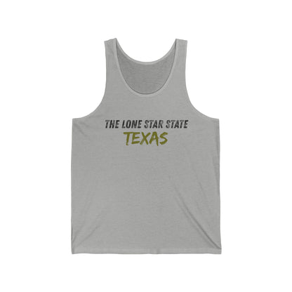 Texas ‘The Lone Star State’ Men/Unisex Tank Top | Vintage Pride Style | True North