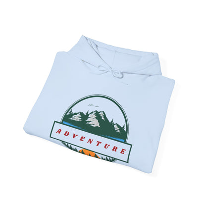 Adventure-Themed Hooded Sweatshirt | Cozy Hoodie for Outdoor Enthusiasts | True North