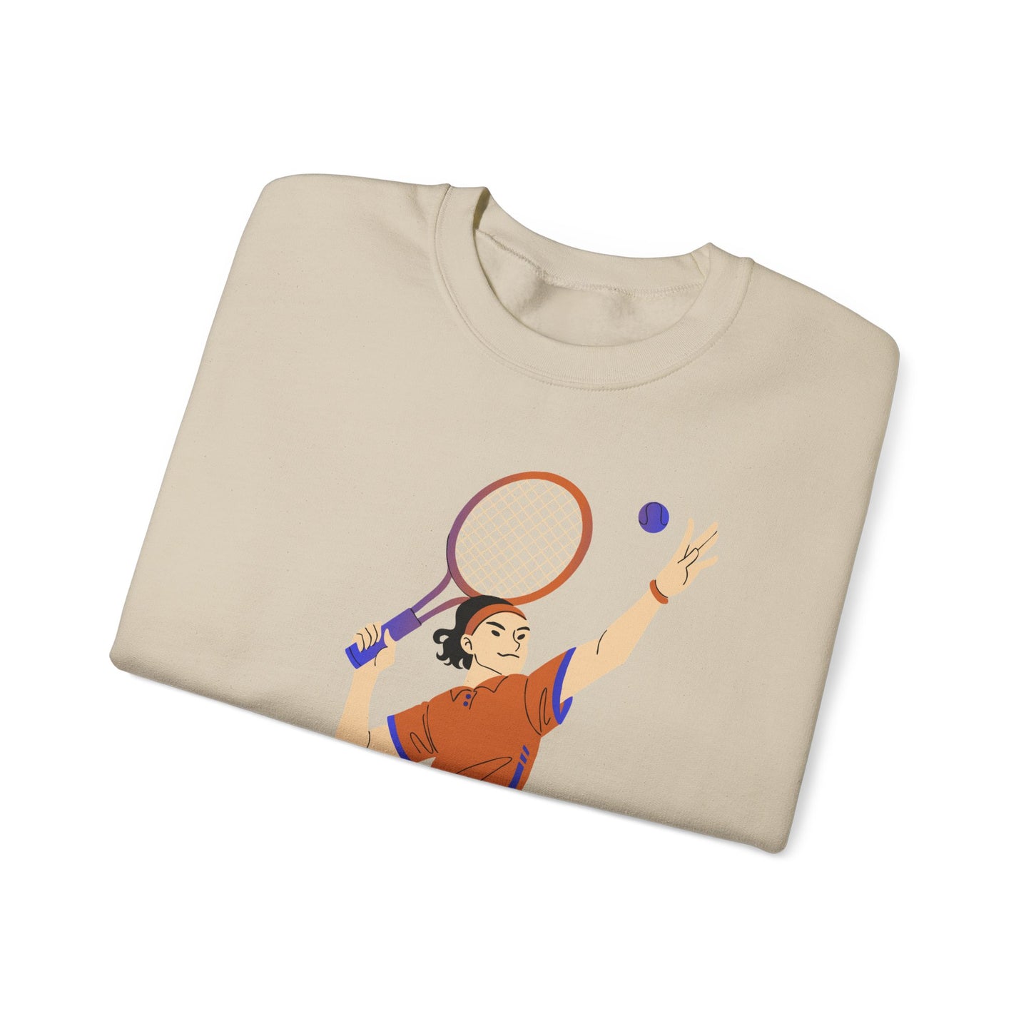 Tennis Graphic Crewneck Sweatshirt | Casual Play | True North