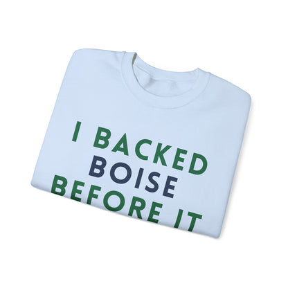 Classic White Crewneck Sweatshirt boise