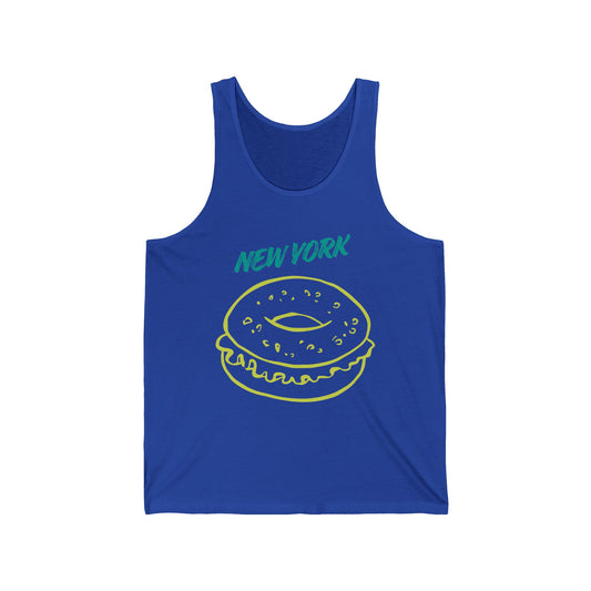 New York Bagel Men/Unisex Tank Top | Retro Deli | True North