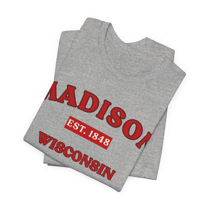 Madison Wisconsin Established 1848 JERSEY Tee