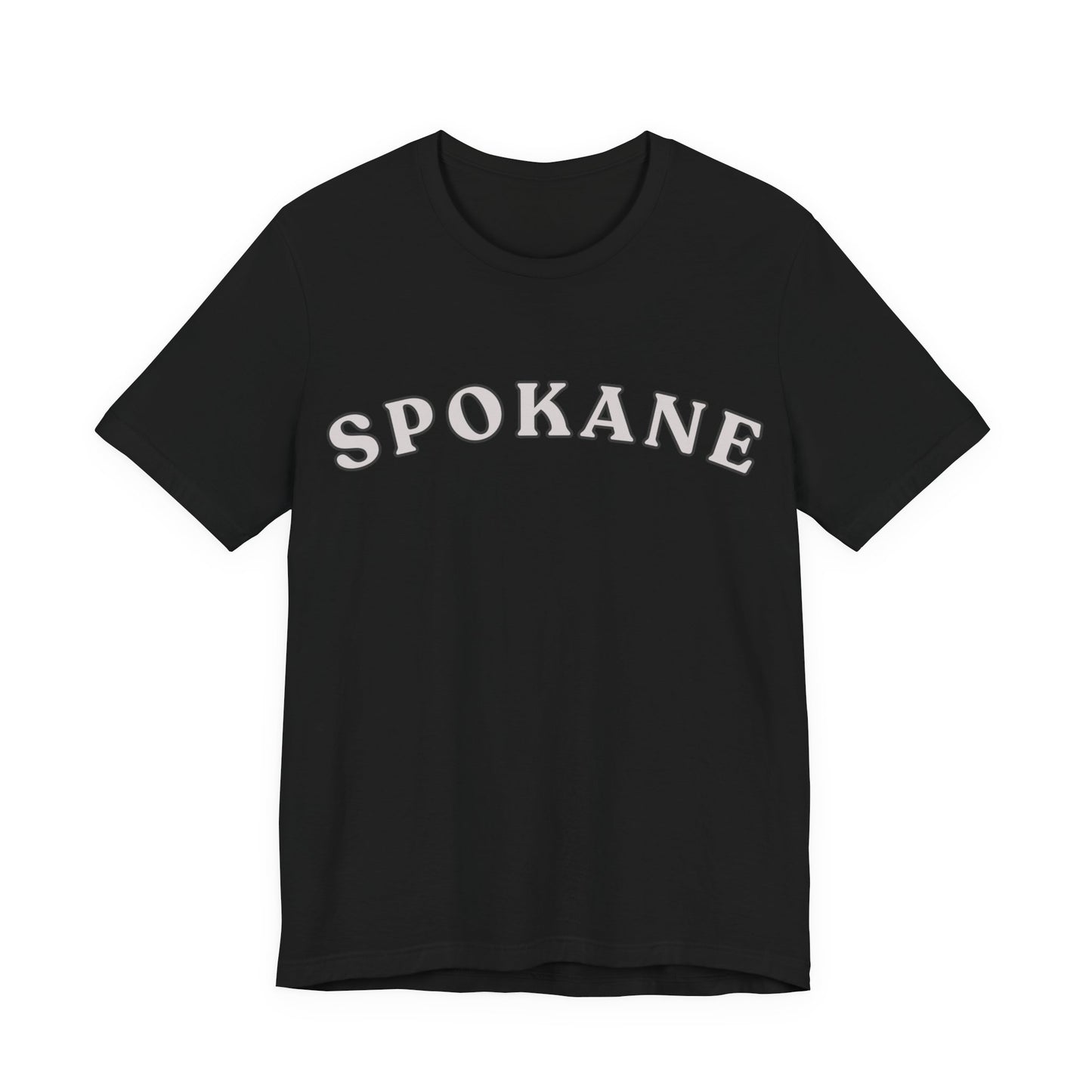 Spokane Retro Arch T-Shirt — Vintage College Style Tee