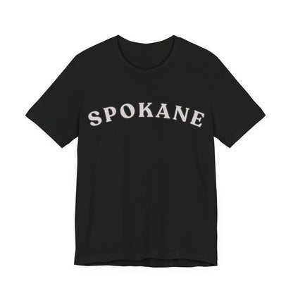 Spokane Retro Arch T-Shirt — Vintage College Style Tee