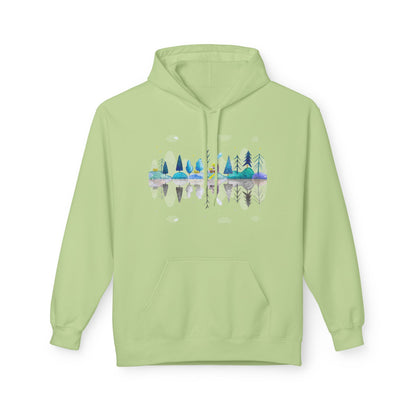 Cozy Nature-Inspired Fleece Hoodie | Inspirational Winter Apparel | True North