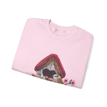 Cozy Birdhouse Crewneck Sweatshirt | Heavy Blend Pullover | True North