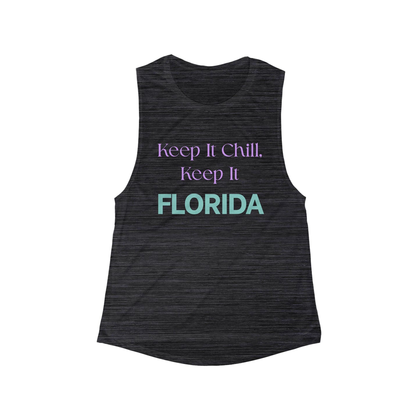 Keep it Chill Florida | Women’s Flowy Scoop Muscle Tank | True North