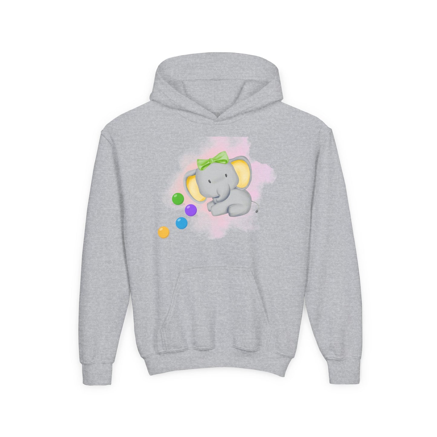 Cute Elephant Youth Sweatshirt | Cozy Playtime Essential | True North
