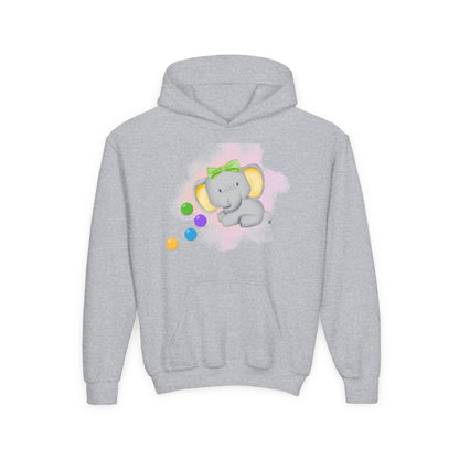 Cute Elephant Youth Sweatshirt | Cozy Playtime Essential | True North