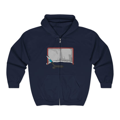 Goalie Love Full Zip Hoodie | Cozy Sports Hoodie | True North
