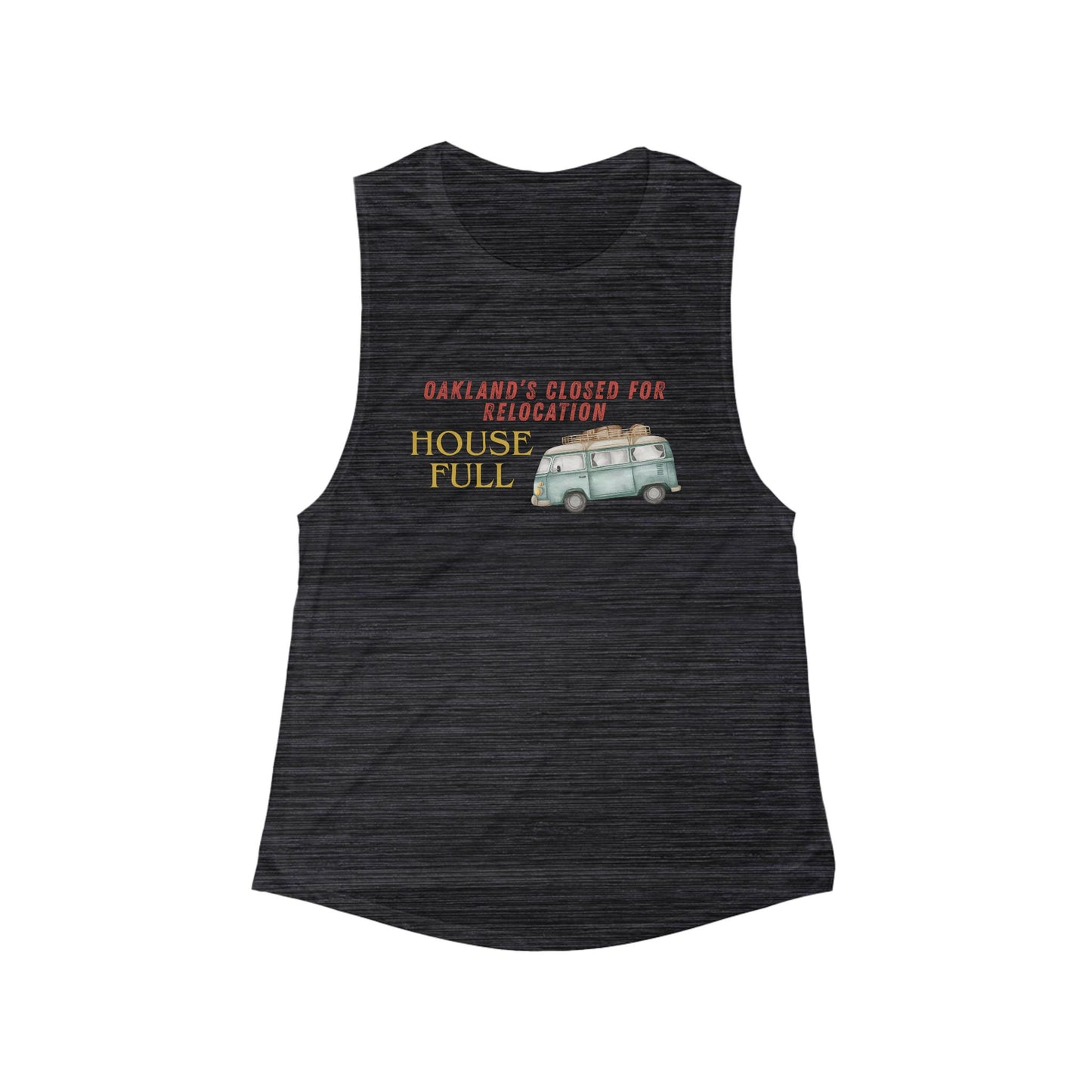 House Full OKLAHOMA City | Women’s Flowy Scoop Muscle Tank | True North