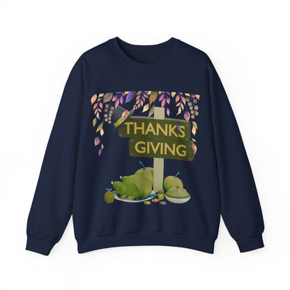 Thanksgiving Vibes Crewneck Sweatshirt | Thanksgiving Sweater | True North