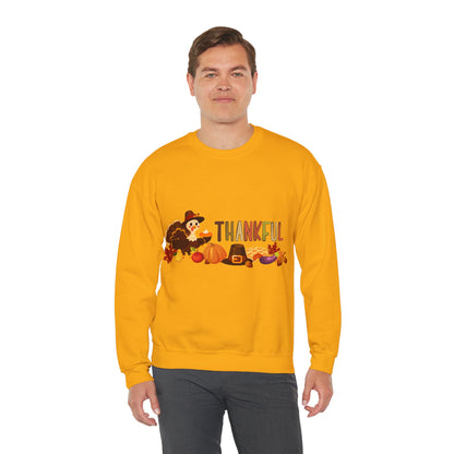 Thankful Thanksgiving Crewneck Sweatshirt  | True North
