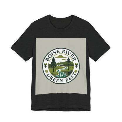 Boise River Green Belt Tee — Scenic River Nature T-Shirt