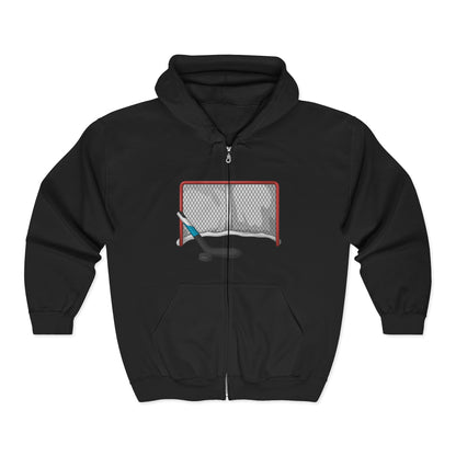 Goalie Love Full Zip Hoodie | Cozy Sports Hoodie | True North