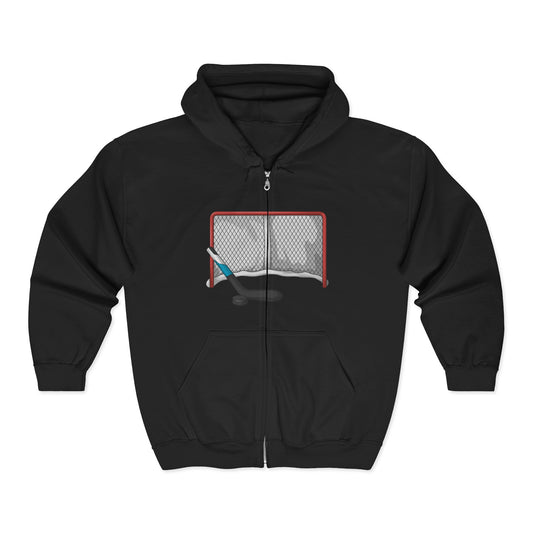 Goalie Love Full Zip Hoodie | Cozy Sports Hoodie | True North