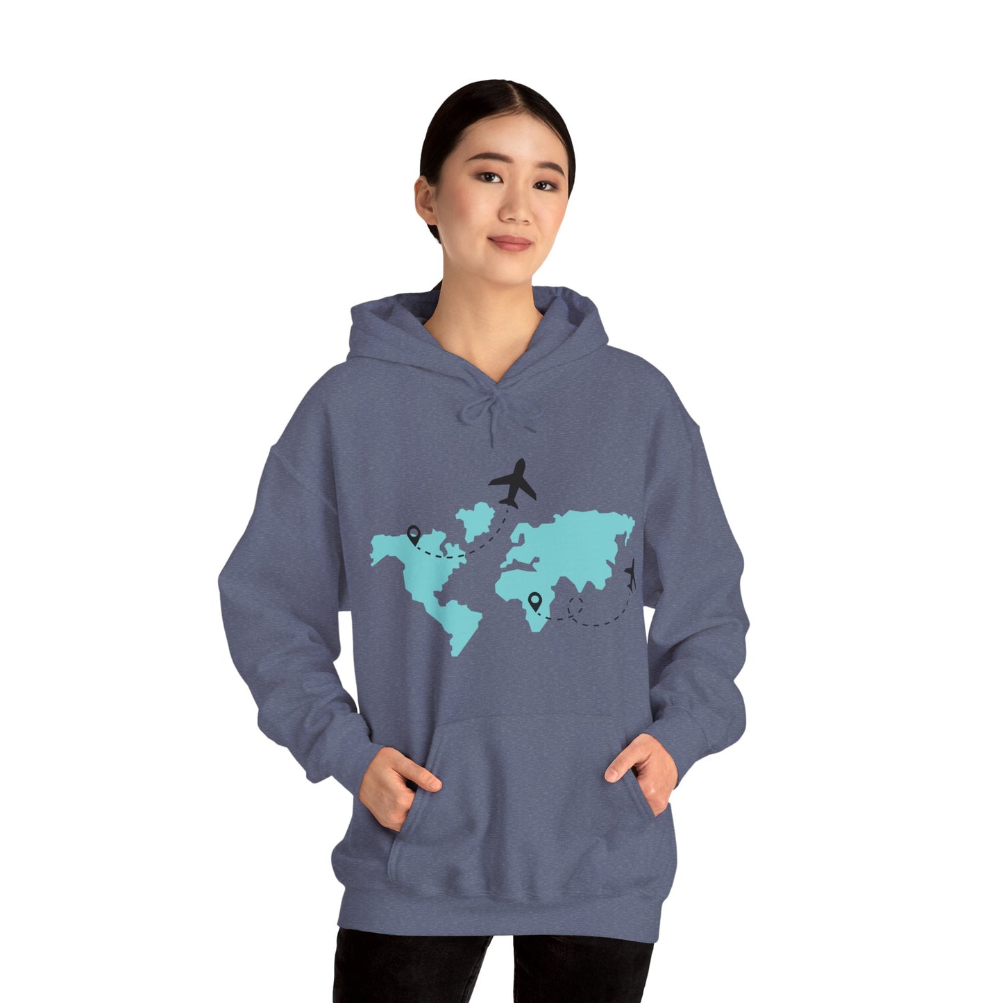 Travel Lover's Map Hoodie | True North