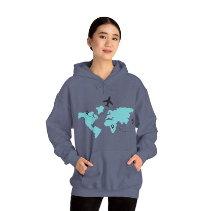 Travel Lover's Map Hoodie | True North