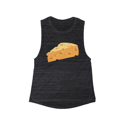 Cheese Slice | Women’s Flowy Scoop Muscle Tank | True North